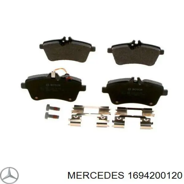 1694200120 Mercedes колодки тормозные передние дисковые