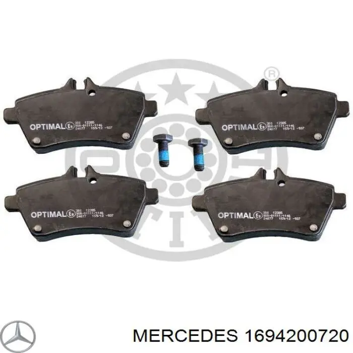Колодки Mercedes 1694200720 цена, от 27.64 USD