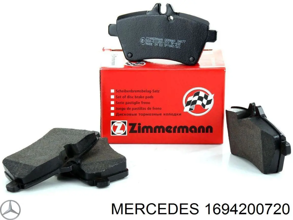 Купить 1694200720 Mercedes Колодки тормозные