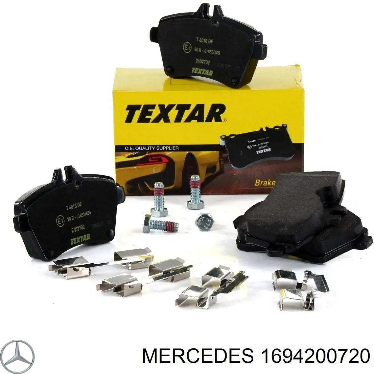 Передние тормозные колодки 1694200720 Mercedes