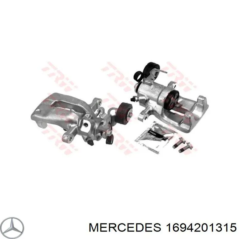 Скоба суппорта переднего на Mercedes B  W245