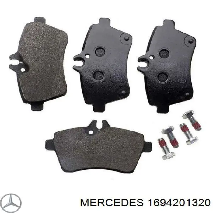 1694201320 Mercedes колодки тормозные передние дисковые
