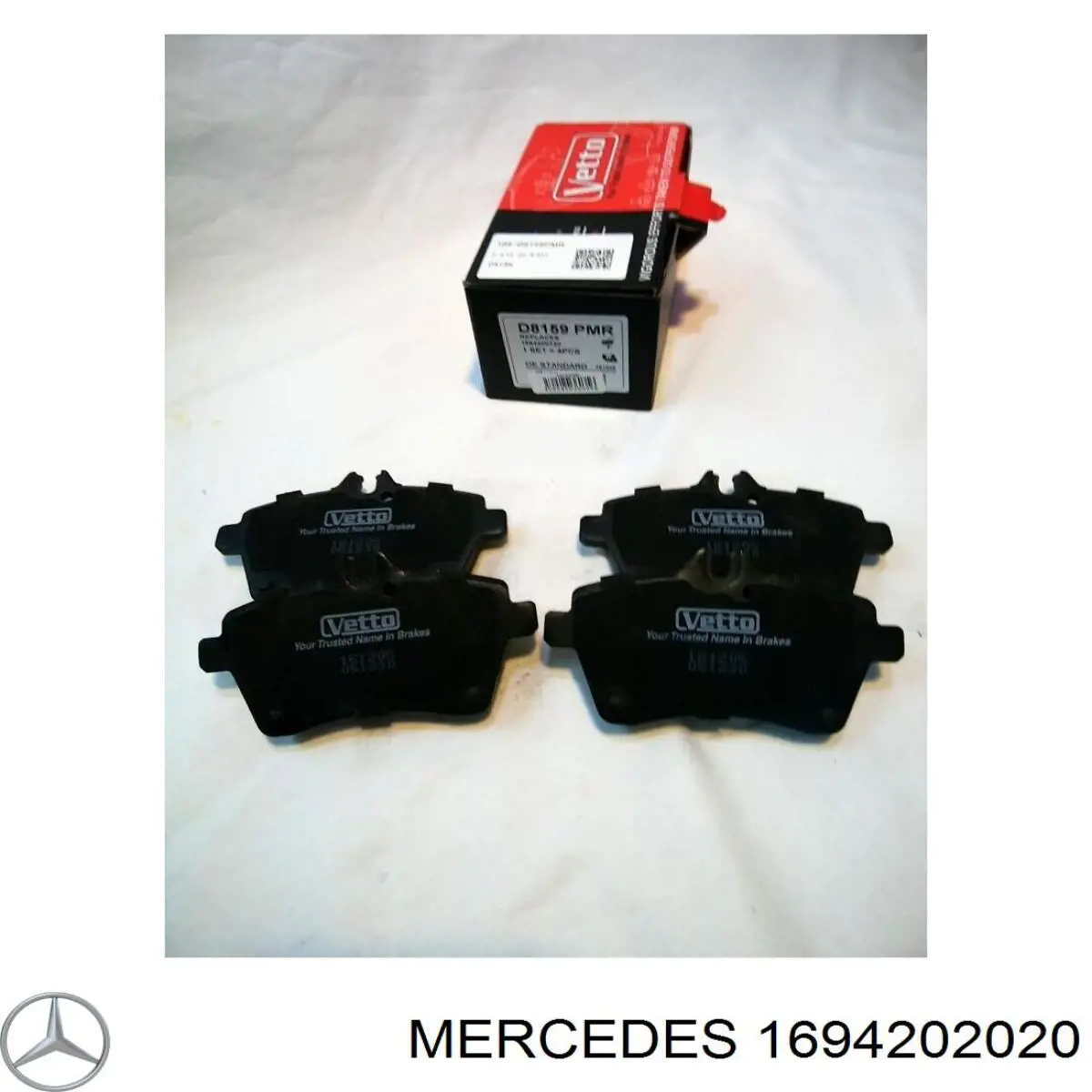 Купить 1694202020 Mercedes Колодки тормозные