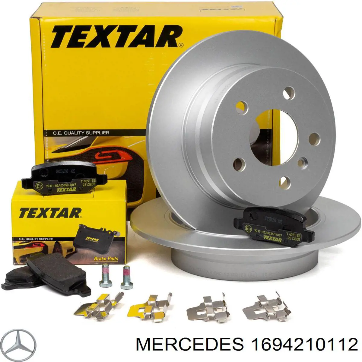 Передние тормозные диски 1694210112 Mercedes