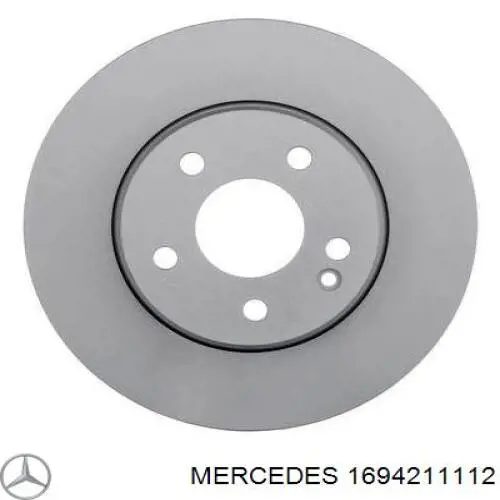 Передние тормозные диски 1694211112 Mercedes