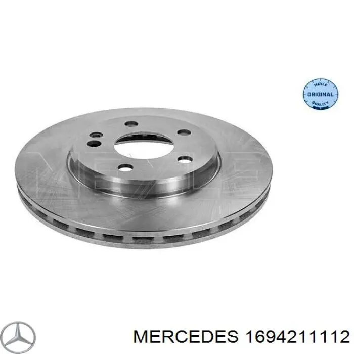 Передние тормозные диски 1694211112 Mercedes