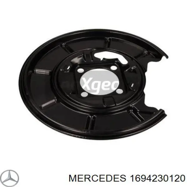 Купить 1694230120 Mercedes Защита тормозного диска заднего, левая