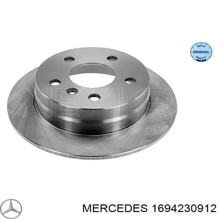 Тормозные диски 1694230912 Mercedes