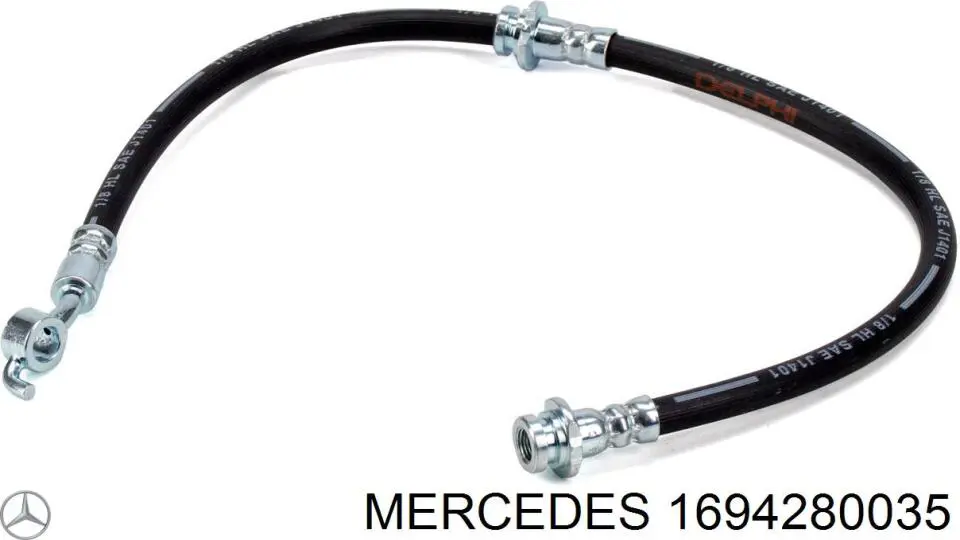 Купить 1694280035 Mercedes Шланг тормозной передний