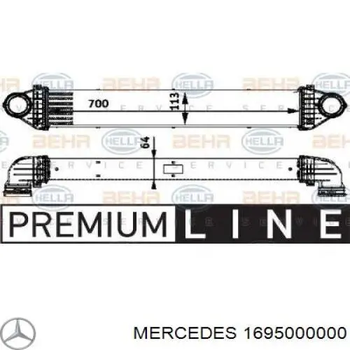 Система охлаждения наддувочного воздуха Mercedes 1695000000 цена, от 71.95 USD