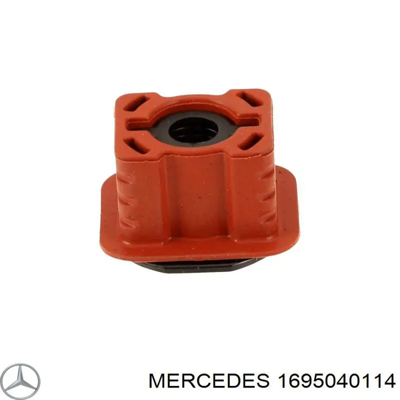 1695040114 Mercedes coxim superior de fixação do radiador