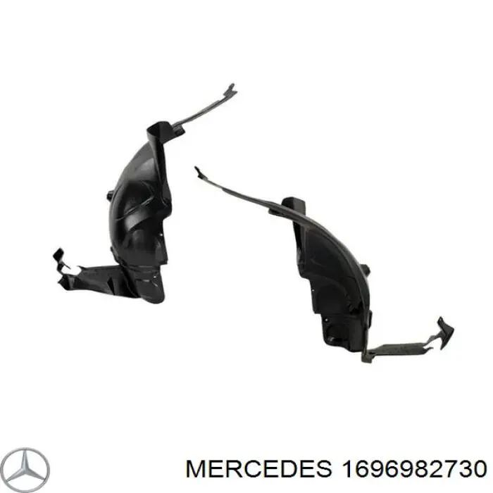 1696982730 Mercedes подкрылок крыла переднего левый задний