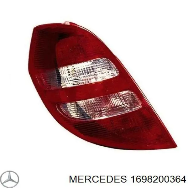 1698200364 Mercedes фонарь задний левый