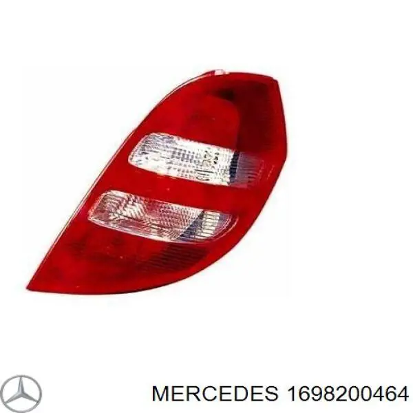Фонарь задний правый 1698200464 Mercedes