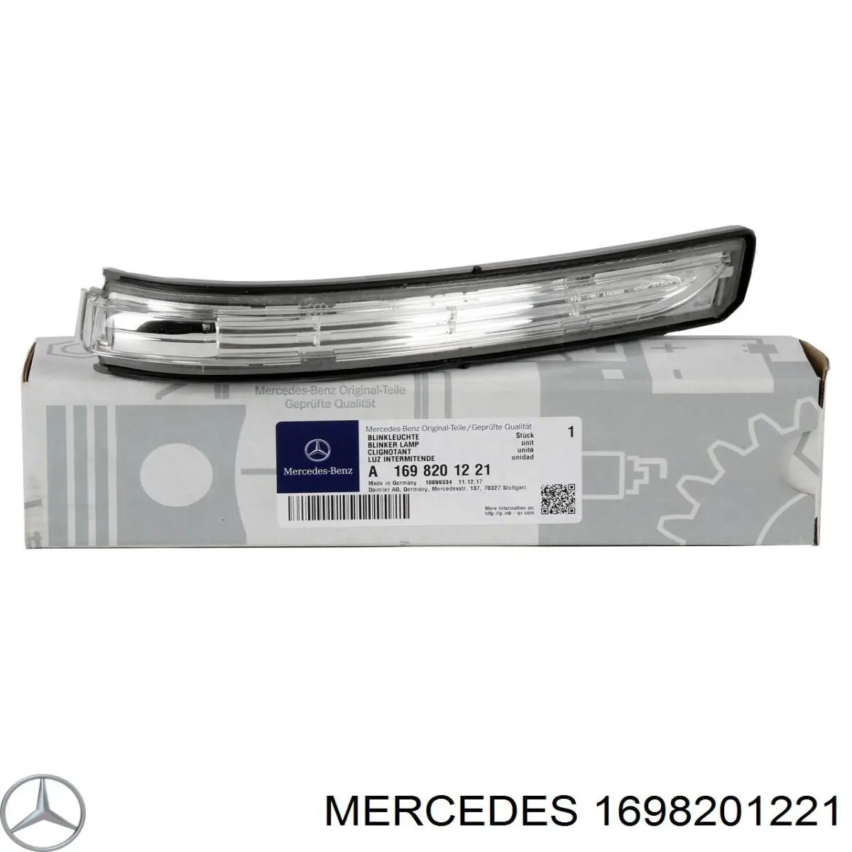 1698201221 Mercedes pisca-pisca de espelho direito