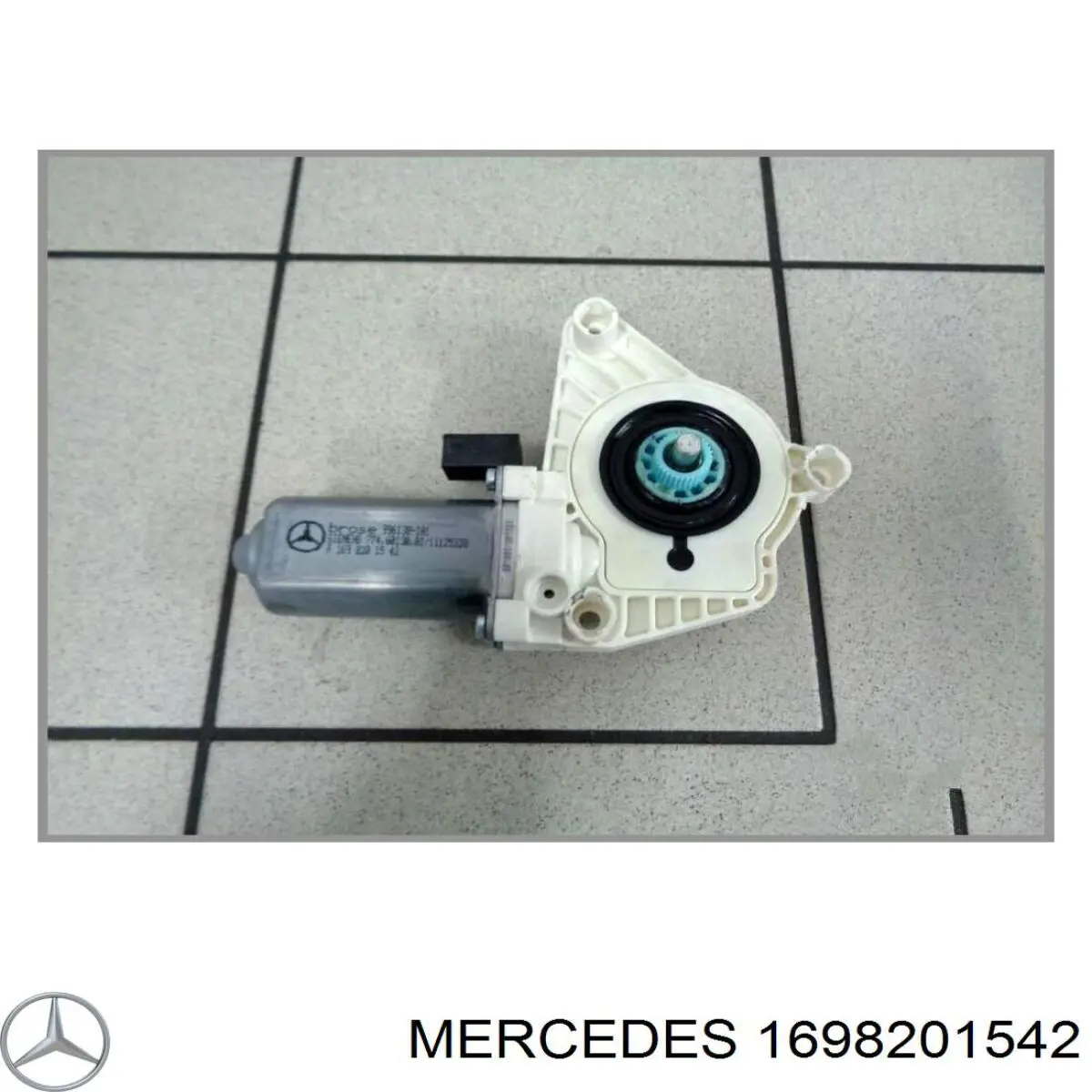 1698201542 Mercedes motor de acionamento de vidro da porta dianteira esquerda