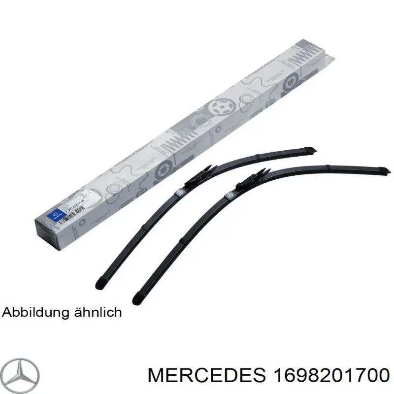 1698201700 Mercedes щетка-дворник лобового стекла, комплект из 2 шт.