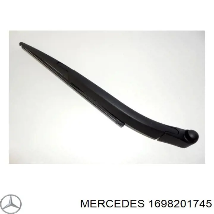 Limpa-pára-brisas de vidro traseiro Mercedes 1698201745