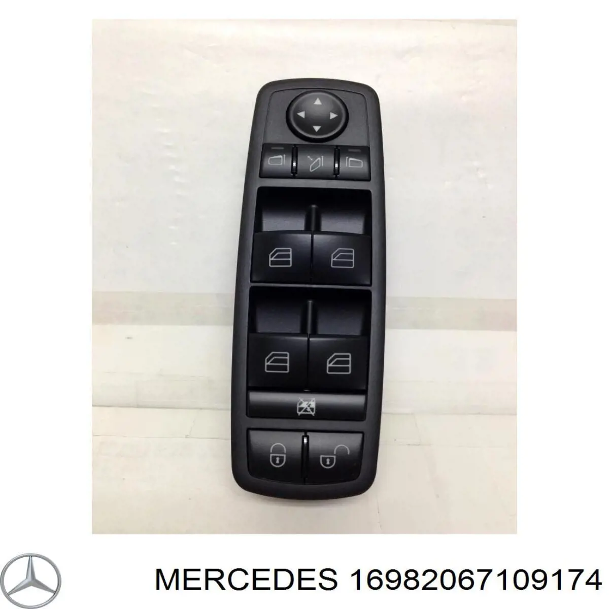 1698206710 Mercedes кнопочный блок управления стеклоподъемником передний левый