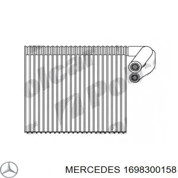 1698300158 Mercedes vaporizador de aparelho de ar condicionado