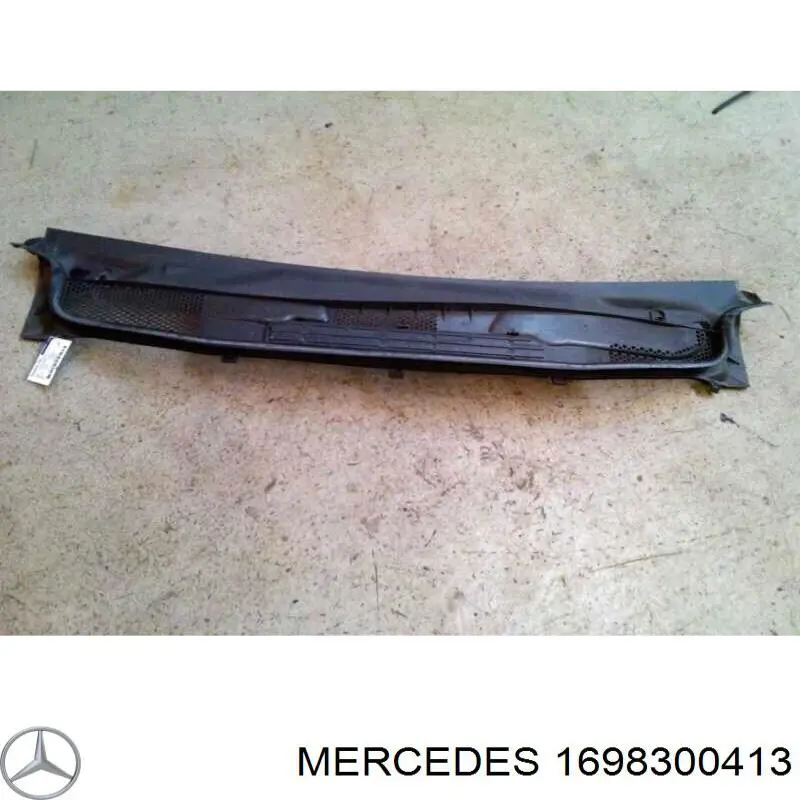 1698300413 MERCEDES Rejilla de limpiaparabrisas original y equivalente