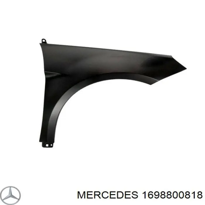 1698800818 Mercedes pára-lama dianteiro direito