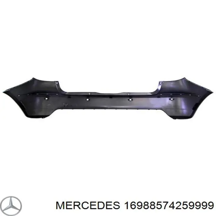 A16988574259999 Mercedes pára-choque traseiro