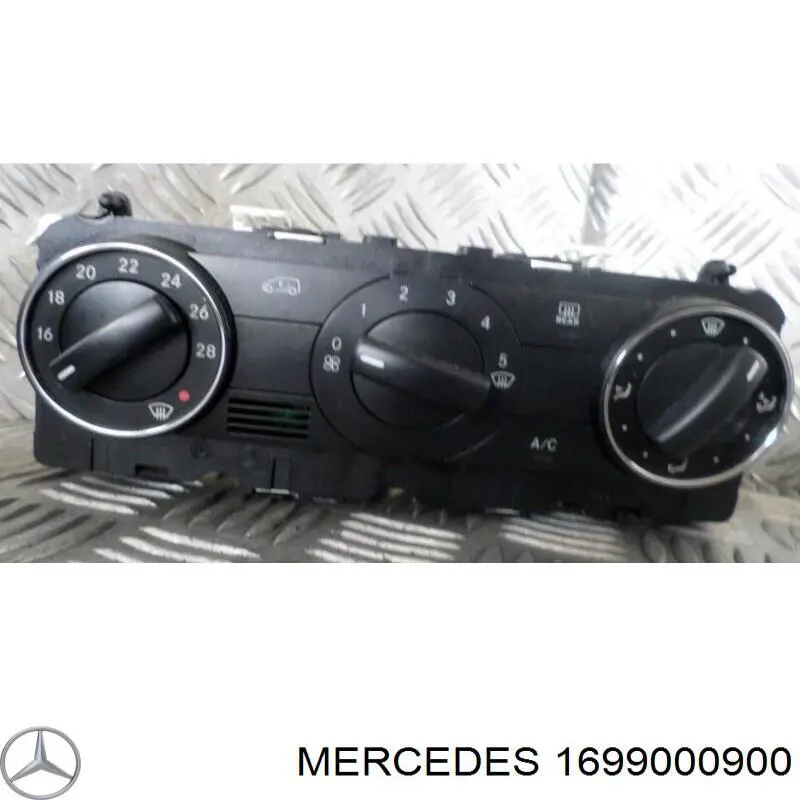 1699000900 Mercedes unidade de controlo dos modos de aquecimento/condicionamento