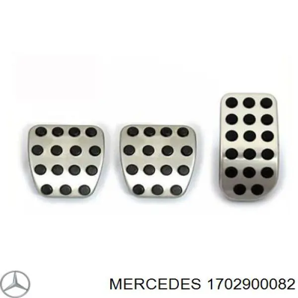 1702900082 Mercedes Накладка педалей