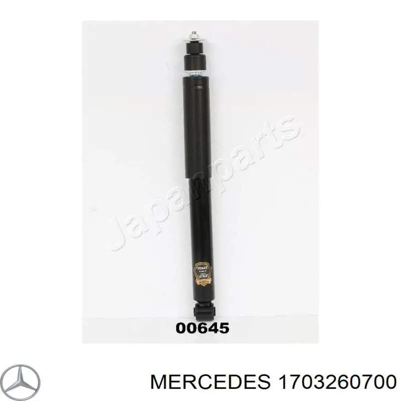 1703260700 Mercedes amortecedor traseiro