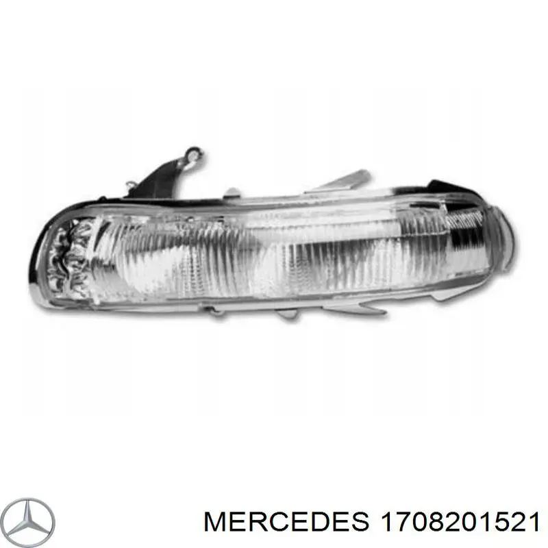 Pisca-pisca de espelho esquerdo para Mercedes CLK (C208)