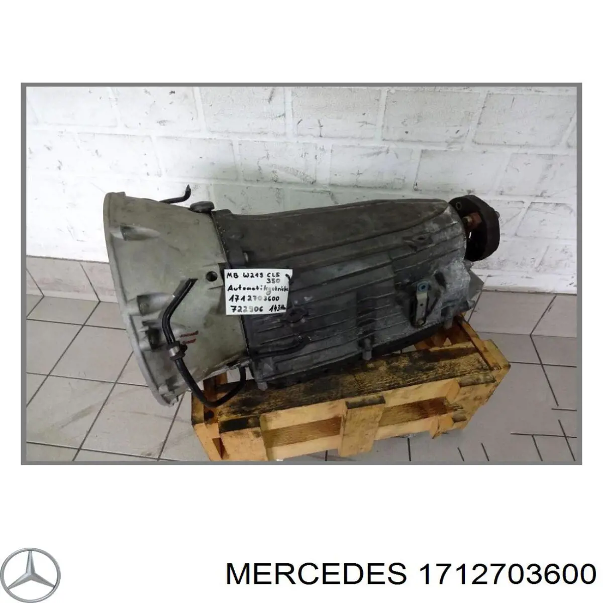 171270360080 Mercedes caixa automática de mudança montada