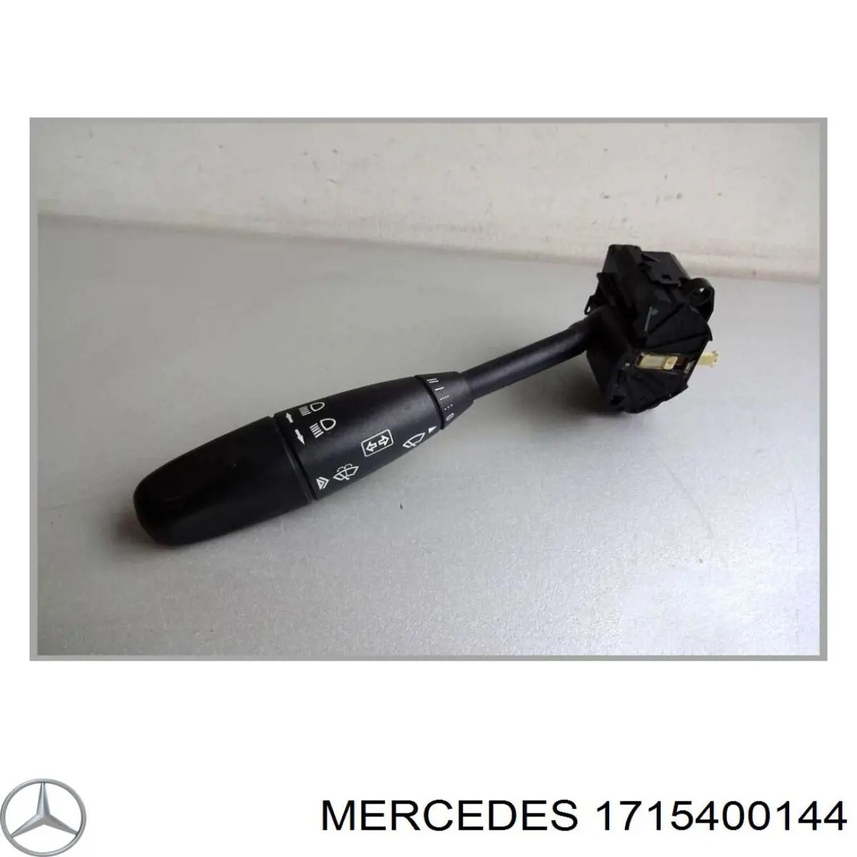 1715400144 Mercedes comutador esquerdo instalado na coluna da direção