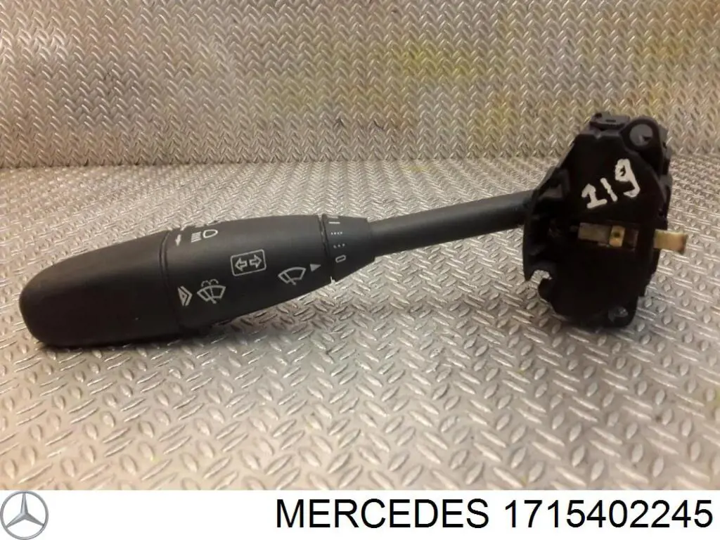 A171540224564 Mercedes comutador esquerdo instalado na coluna da direção
