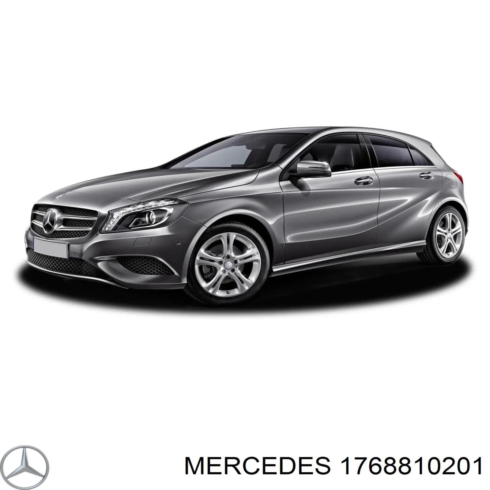 1768810201 Mercedes pára-lama dianteiro direito