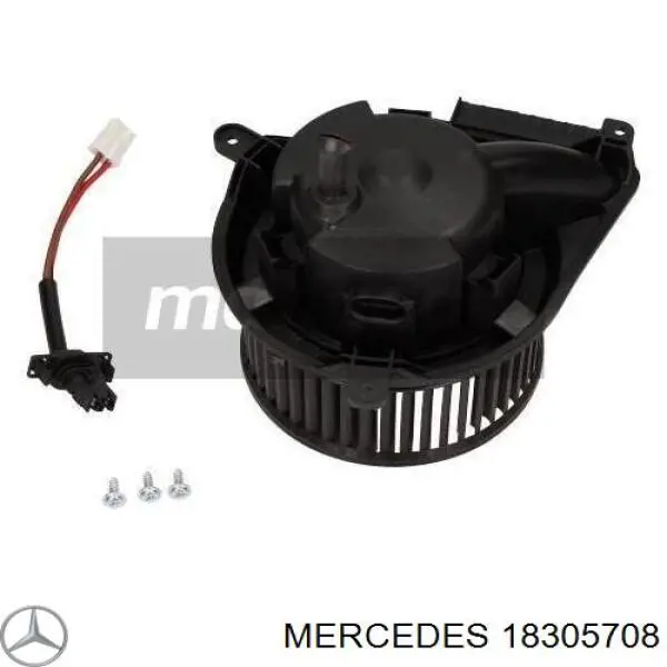 Купить 18305708 Mercedes Электродвигатели (электродвигатель отопителя) или розетка прицепа штепсельная
