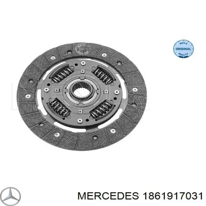 Диск сцепления 1861917031 Mercedes