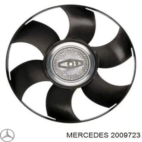 2009723 Mercedes вентилятор (крыльчатка радиатора охлаждения)