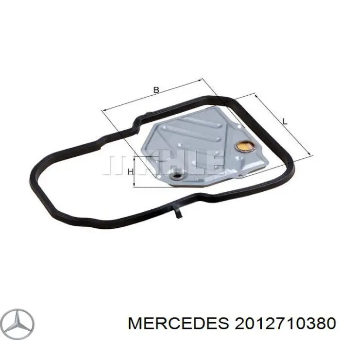 Купить 2012710380 Mercedes Прокладка поддона АКПП/МКПП