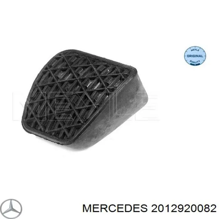 2012920082 Mercedes накладка педали тормоза