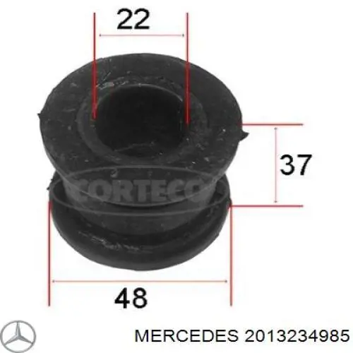 Втулка переднего стабилизатора Mercedes 2013234985 цена, от 1.95 USD