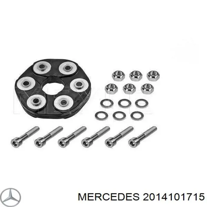2014101715 Mercedes муфта кардана эластичная передняя/задняя