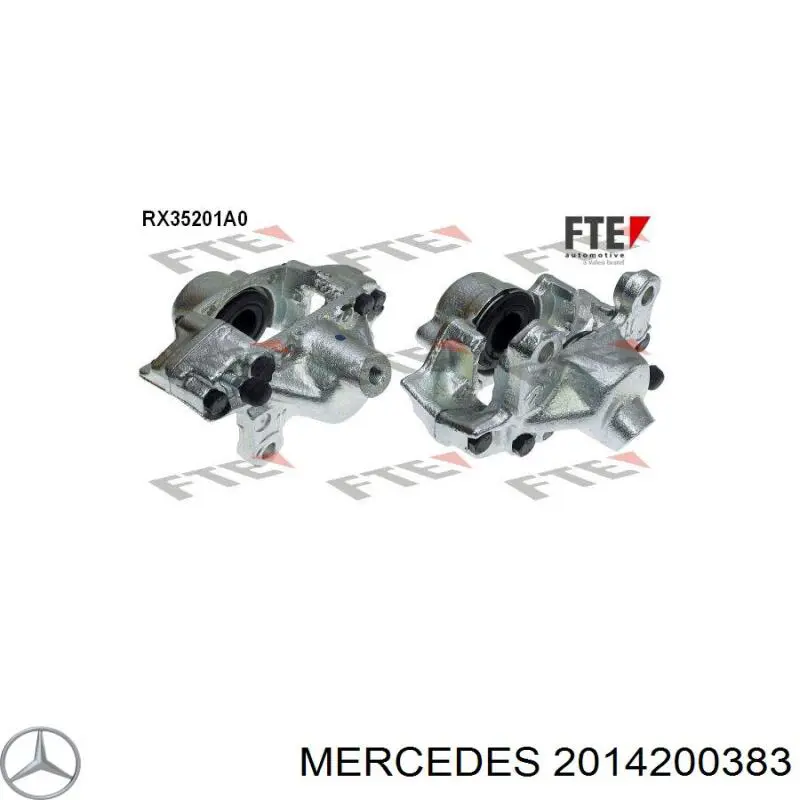 Купить 2014200383 Mercedes Суппорт задний правый