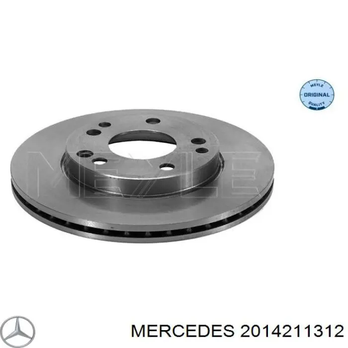 2014211312 Mercedes диск тормозной передний