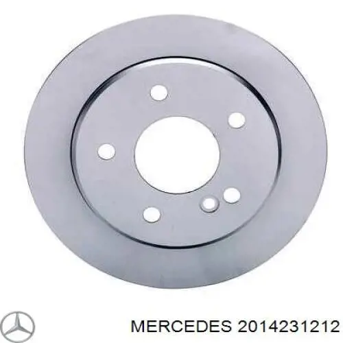 Купить 2014231212 Mercedes Диск тормозной задний