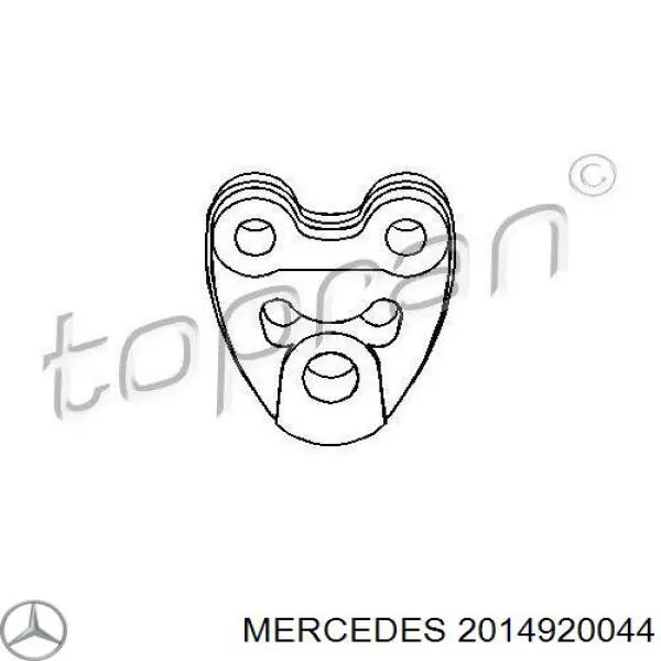 Подушка глушителя 2014920044 Mercedes