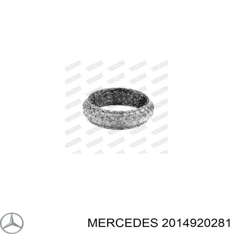 2014920281 Mercedes кольцо приемной трубы глушителя