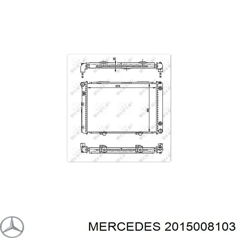 2015008103 Mercedes радиатор
