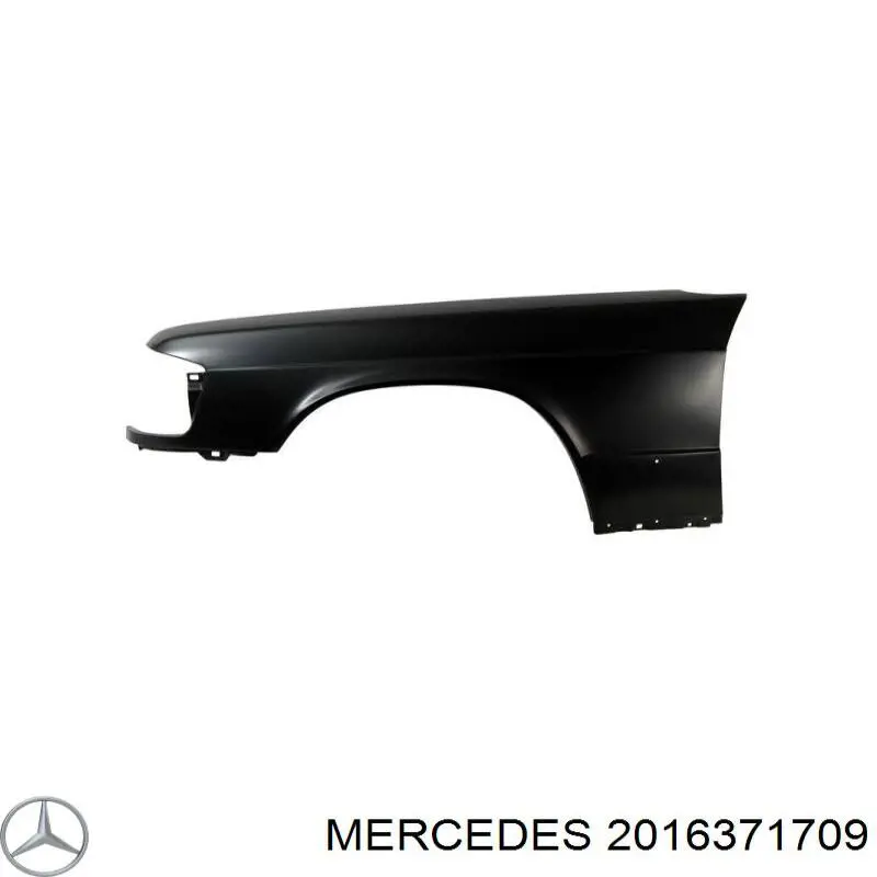 A2016371709 Mercedes Боковая часть задняя левая