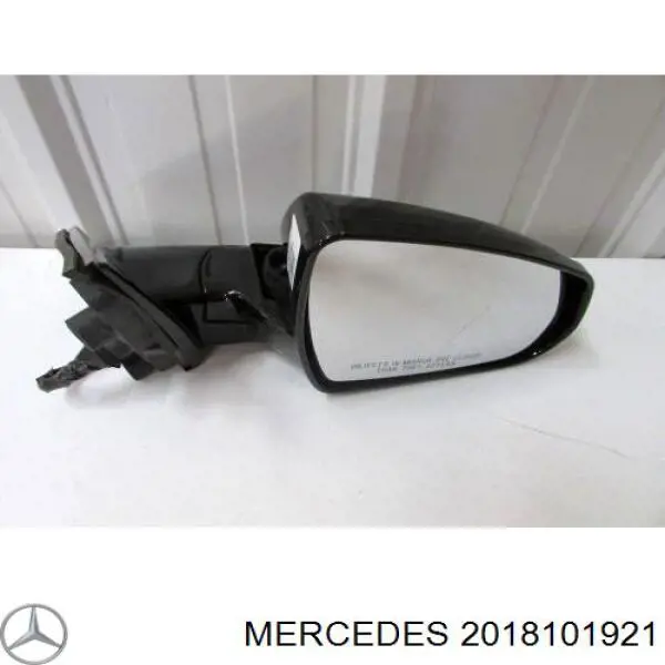 Зеркальный элемент зеркала заднего вида левого 2018101921 Mercedes